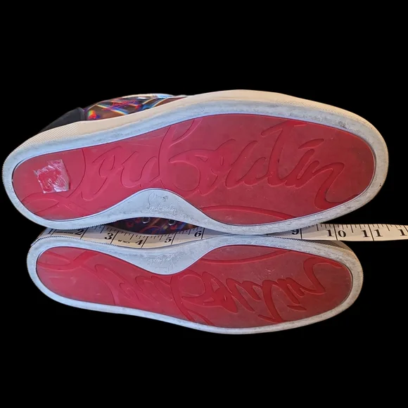 Christian Louboutin Louis Orlato Flat Version Multi Sneakers - Picture 9 of 11